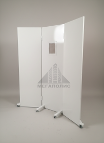 Ширма трехсекционная рентгенозащитная ШР 0,25-4,0 мм Pb со стеклом и без